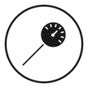 Kitchen thermometer icon