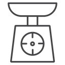 Kitchen Weighing Scale icon