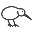 Kiwi bird 2 icon