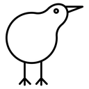 Kiwi bird icon
