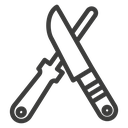 Knife sharpener icon