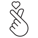 Korean heart icon