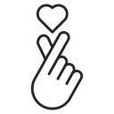 Korean heart icon