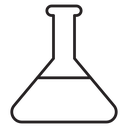 Lab flask icon