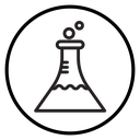 Lab flask icon