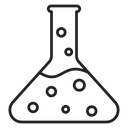 Lab flask icon