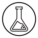 Lab flask icon