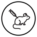 Lab rat experiment Black Outline icon