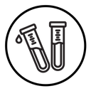 Laboratory test icon
