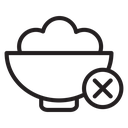 Lack of appetite icon