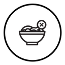 Lack of appetite icon