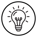 Lamp Black Outline icon