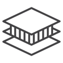 Land layers icon