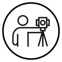 Land surveyor icon
