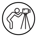 Land surveyor icon