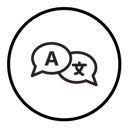 Language (2) icon