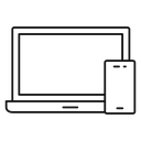 Laptop and Mobile 4 icon