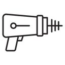 Laser gun icon