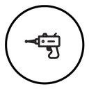 Laser gun icon