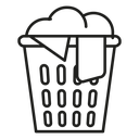 Laundry basket icon