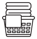 Laundry basket icon