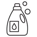 Laundry detergent bottle icon