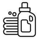 Laundry detergent bottle icon