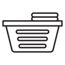 Laundry hamper icon