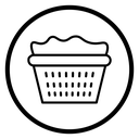 Laundry hamper icon