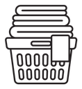 Laundry hamper icon