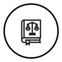 Law book icon