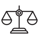 Law scale icon