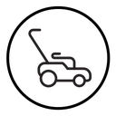 Lawn mower icon