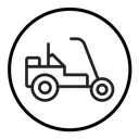 Lawn mower icon
