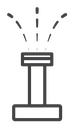 Lawn sprinkler icon