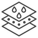 Layers soft fabric 3 icon