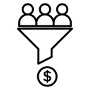 Lead conversion icon