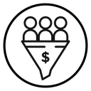 Lead conversion icon