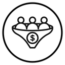 Lead conversion icon