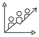Lead generation Black Outline icon