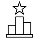 Leaderboard Podium Star icon