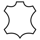 Leather material icon