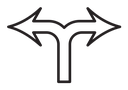 Left right direction icon