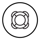 Life buoy icon