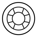 Life buoy icon