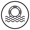 Lifebuoy ring icon