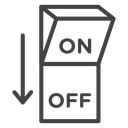 Light switch off icon