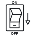 Light switch off 3 icon