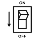 Light switch off icon