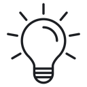 Lightbulb 3 icon